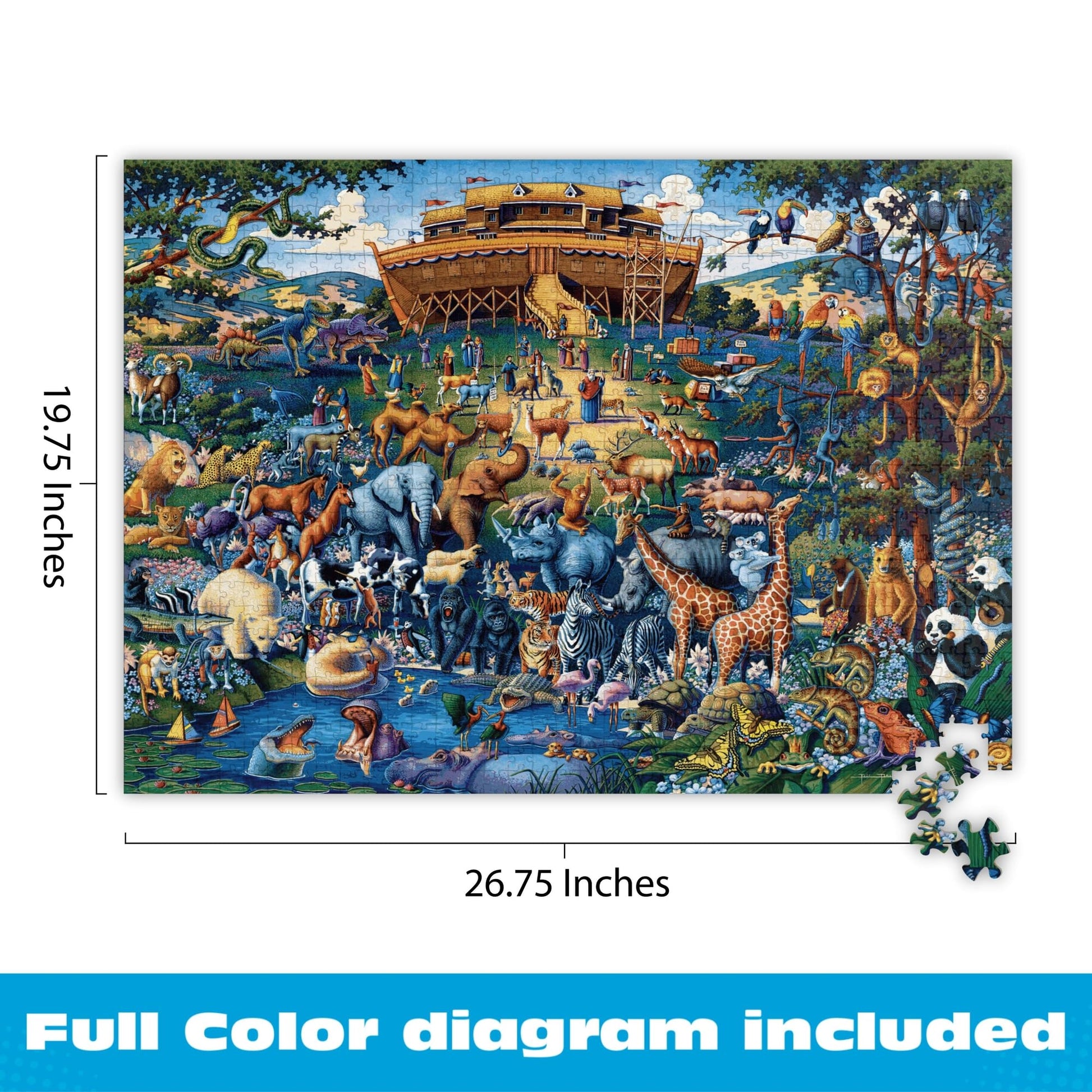 Buffalo Games - Eric Dowdle Noah's Ark - 1000 Piece Puzzle for Adults