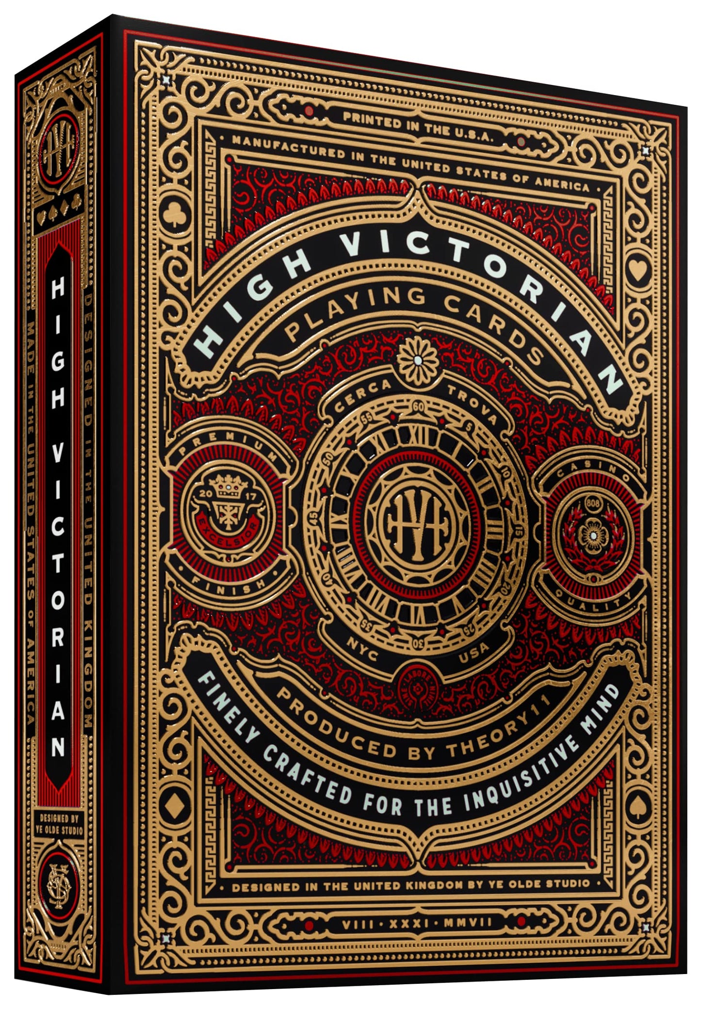 theory11 High Victorian Red Playing Cards