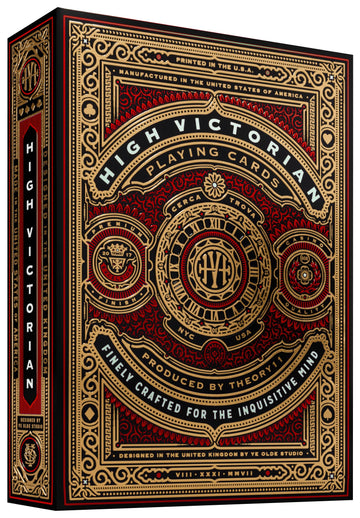 theory11 High Victorian Red Playing Cards
