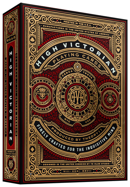 theory11 High Victorian Red Playing Cards