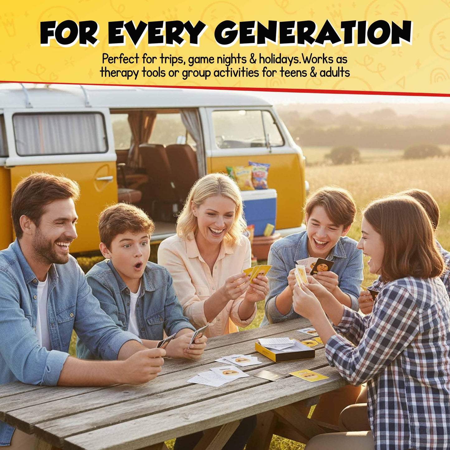 ARTAGIA Fun Social Skills and Therapy Game for Adults and Teenagers: CBT Family Game for Therapeutic Conversations and Better Relationships