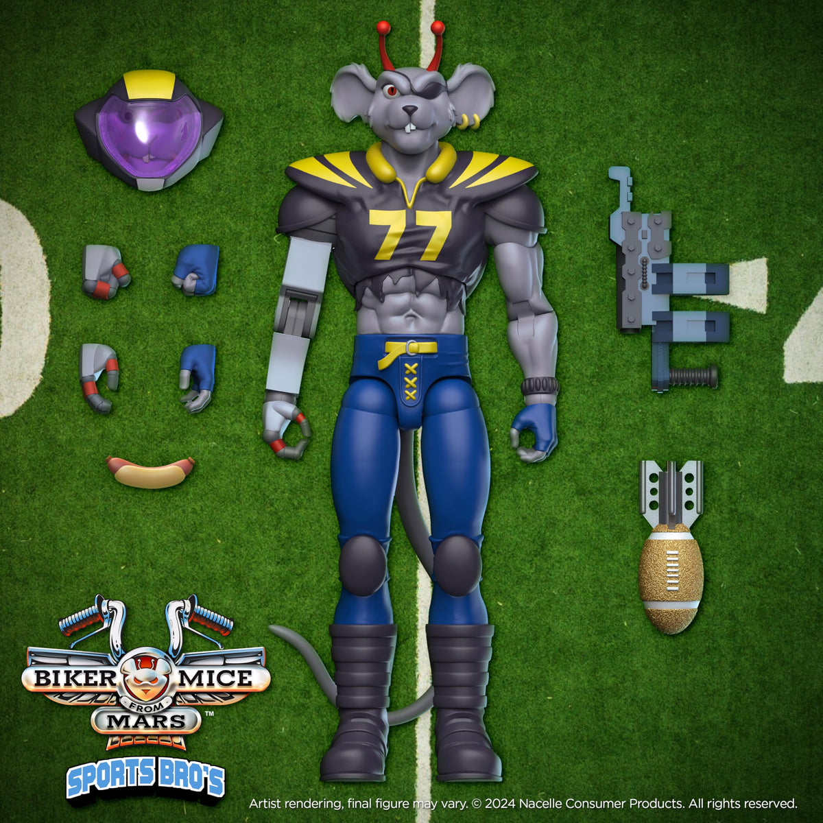 Biker Mice from Mars: The Sports Bro’s Modo Previews Exclusive Action Figure