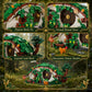 GHQYTPR Dwarf Cabin Building Block Set 1088 Pcs Fantasy Halfling Village Architecture Model Kit for Adults & Teens Movie Magic Hole Home Office Desk