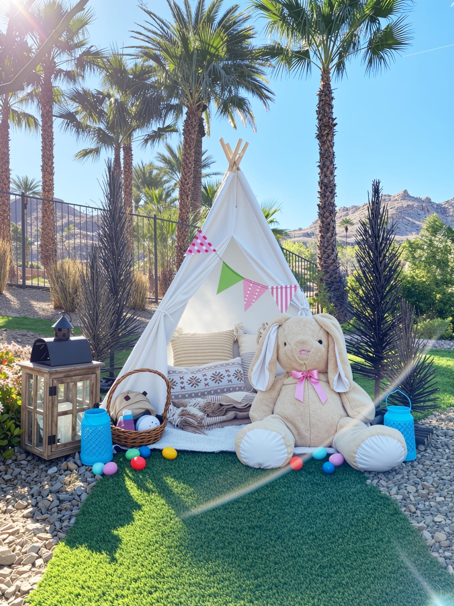 wilwolfer Kids Teepee Tent for Girls or Boys, Foldable Play Tent for Toddler Suit for Indoor and Outdoor Play, Protable Kids Playhouse Children