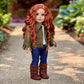 Siege Jacket - 4 Piece Outfit - Jacket, Tank Top, Jeans and Boots - Clothes Fits 18 Inch Doll - (Doll Not Included)