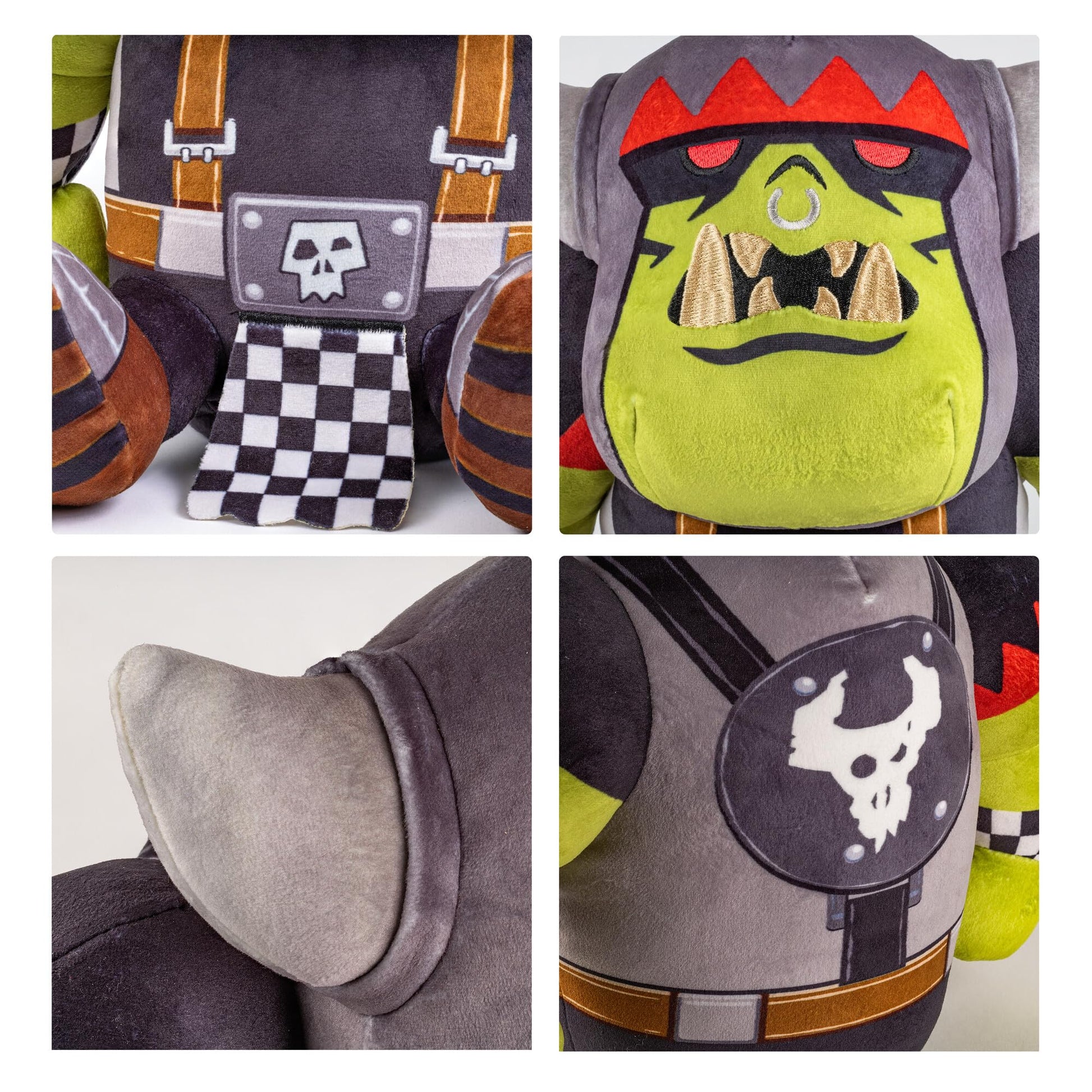 Warhammer 40,000 Plush - Goff Ork Boy - Mega-Size Club Mocchi-Mocchi Plush - Collectible Officially Licensed Plush of Warhammer Miniatures - Sci-Fi