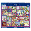 White Mountain 1000 Piece Jigsaw Puzzle Vintage Birdhouse, The Birds