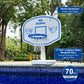 Dahivs Pool Basketball Hoop, Oversized Poolside Basketball Hoop for Swimming Pool Basketball Game, 34"x34"x42.2" Water Basketball Hoops with Lengthen