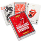 theory11 The Rolling Stones Playing Cards - Rock Music Themed Deck with Custom Aces Jokers Court Cards, Black Collector Style Poker Cards for Fans