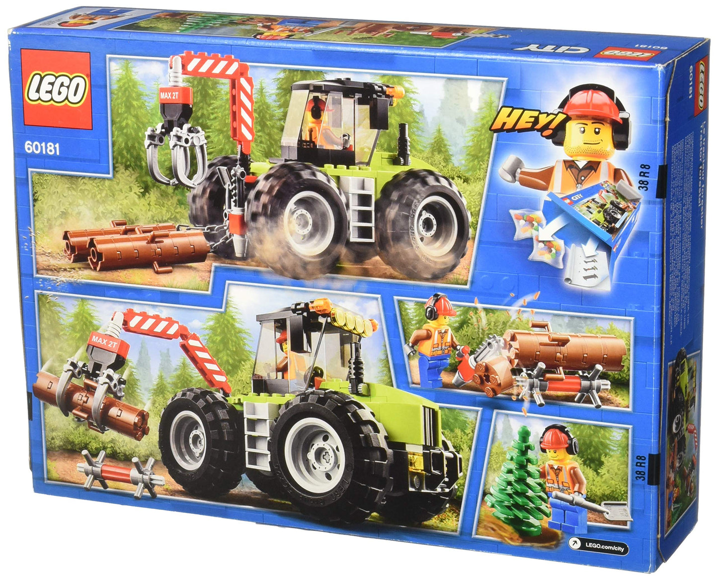 LEGO City Forest Tractor 60181 Building Kit (174 Pieces)