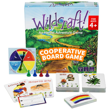 Wildcraft! Board Game - Cooperative Educational Board Game for Kids 4-6 & Families - Nature & Herb Learning Game - Family Board Games for Kids
