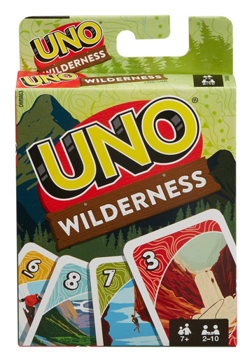Mattel Games UNO: Wilderness - Card Game, 7 Years and up