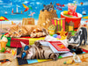 300 Piece Puzzles for Kids Girls Boys Ages 6-8 8-10 10-12 - Beach Vacation