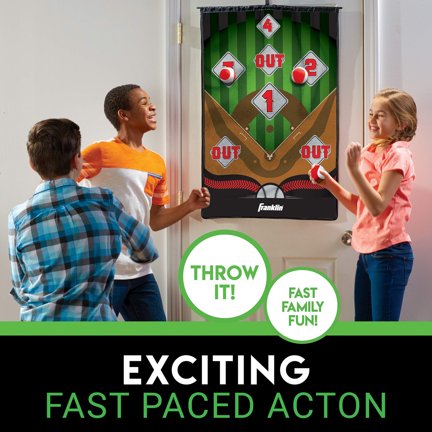 Franklin Sports Baseball Target Toss Game - 46" x 25"