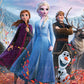 Prime 3D | Disney | Frozen | 200 Piece 3D Jigsaw Puzzle for Adults & Kids | Finished Size 24" x 18" | Challenging & Fun for Adults, Kids & Families |