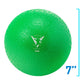 Franklin Sports Kids Dodgeballs - 6 Pack of 7 Inflatable Playground Balls for Kickball, Dodgeball and More - Soft Cover - Pump and Carry Bag Included