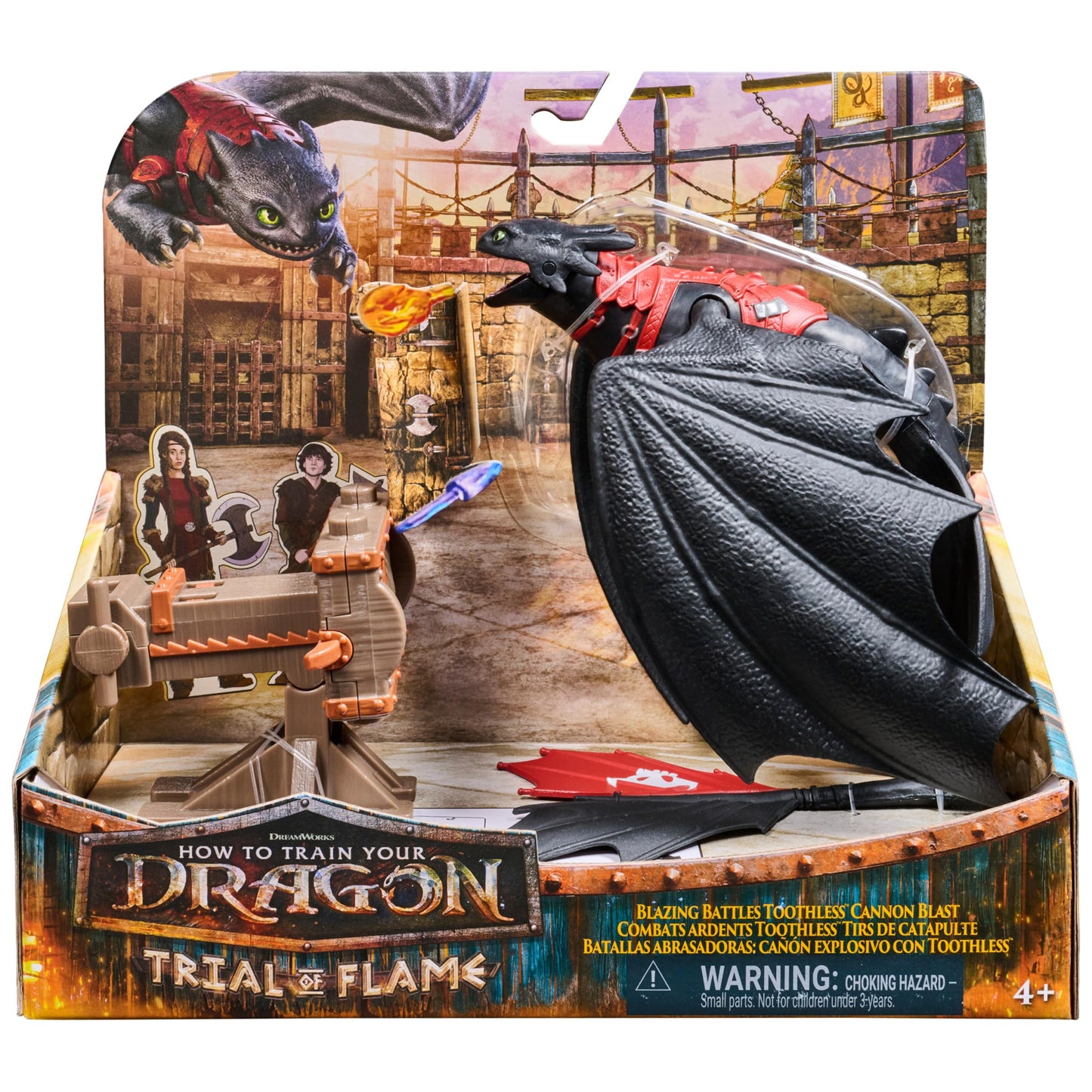 DreamWorks Dragons Blazing Battles Cannon Blast Toy Figure Playset