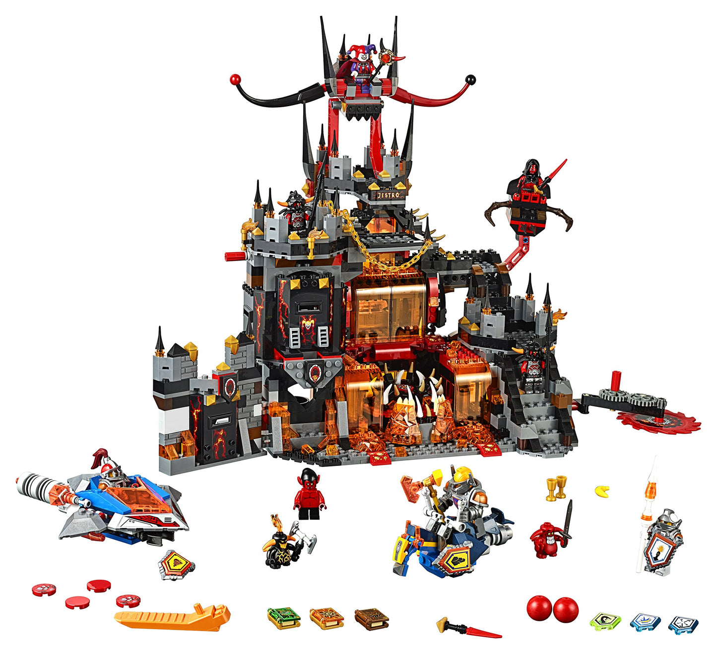 LEGO Nexo Knights 70323 Jestro's Volcano Lair Building Kit (1186 Piece)