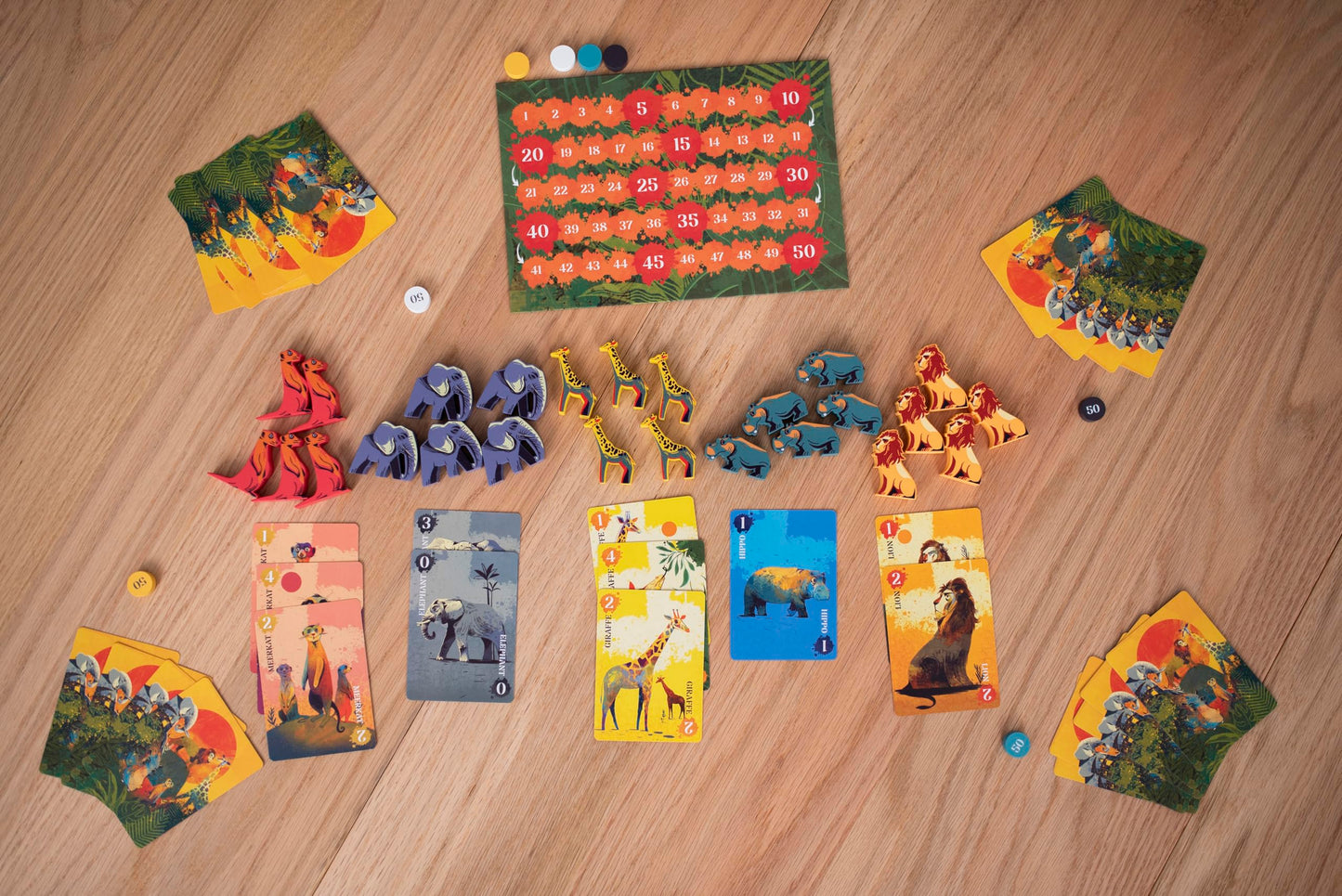 25th Century Games Botswana - Animal Collecting Strategy Card Game by Reiner Knizia Ages 7+ | 2-5 Players | 20-30 Min Playtime | Family-Friendly