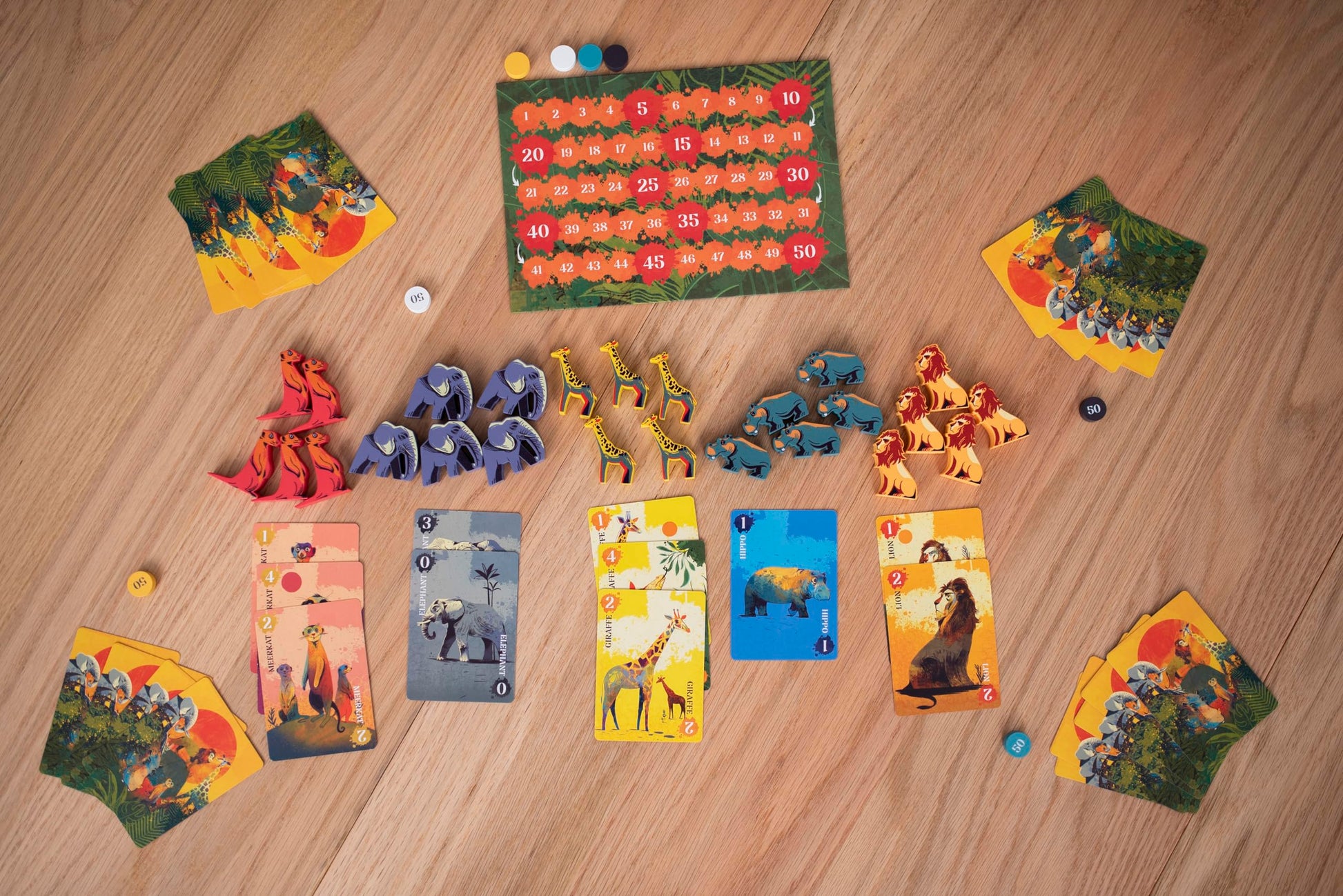 25th Century Games Botswana - Animal Collecting Strategy Card Game by Reiner Knizia Ages 7+ | 2-5 Players | 20-30 Min Playtime | Family-Friendly