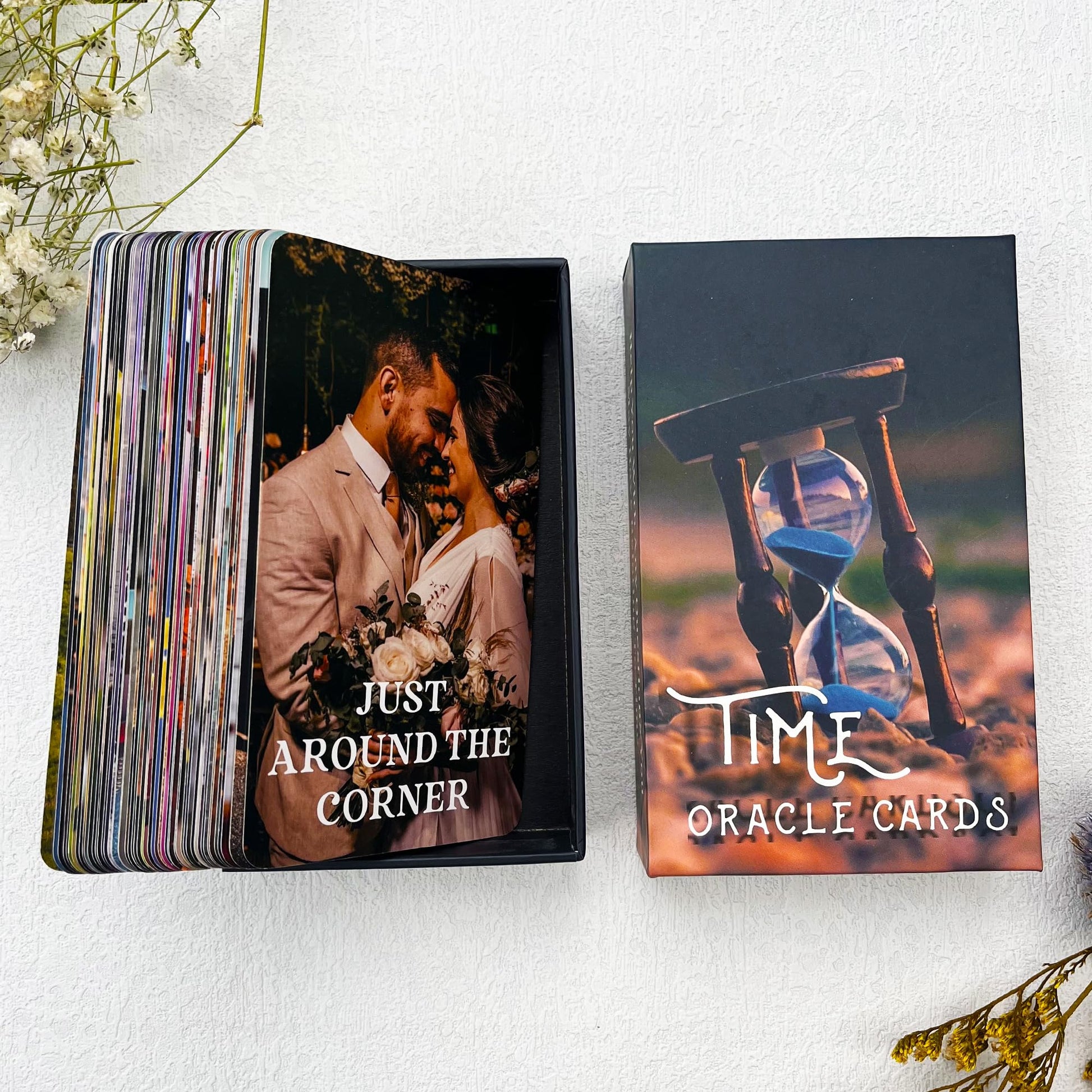 Sacred Time Oracle Deck, Divine Timing Oracle Cards, Oracle Cards for Beginners, Spiritual Guidance for Mindfulness, Journaling, Meditation