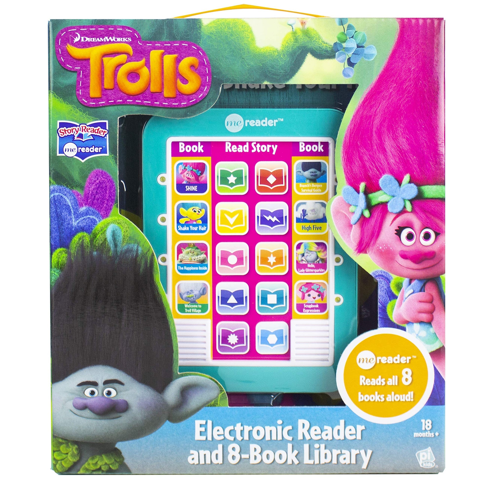 Trolls Sound Book Library with Electronic Me Reader Bundle
