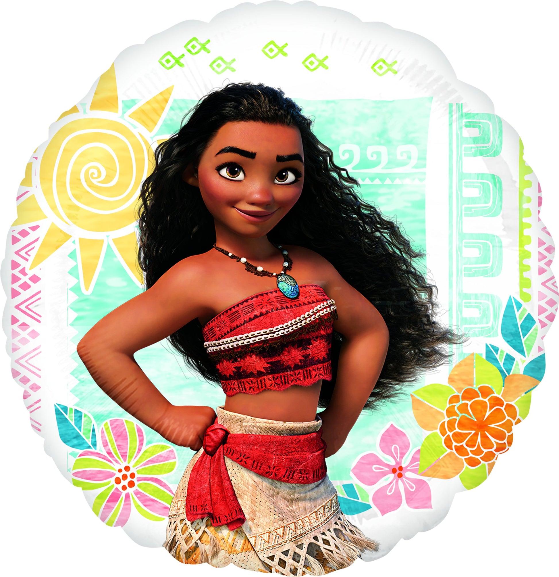 Moana 4th Birthday Party Supplies 7pc Balloon Bouquet Decorations