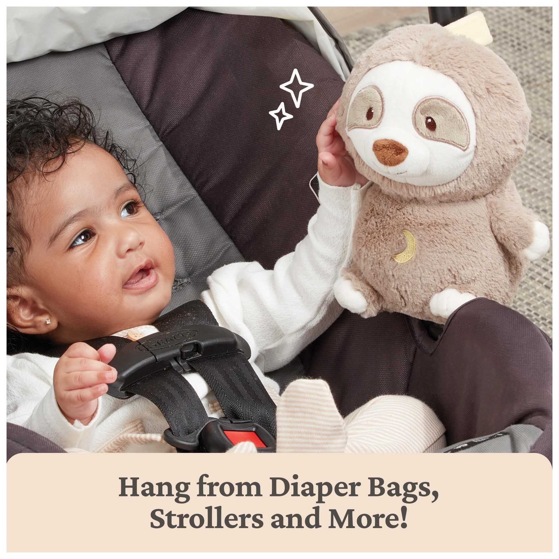 GUND Baby Lil’ Luvs Sloth Soother 6-Inch Stuffed Anima for Ages 0+