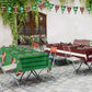 99 Pcs Football Party Supplies Sets, Includes Touchdown Dinner Plates, Dessert Plates, Napkins, Rugby Tablecloths, Cups and Banner for Football