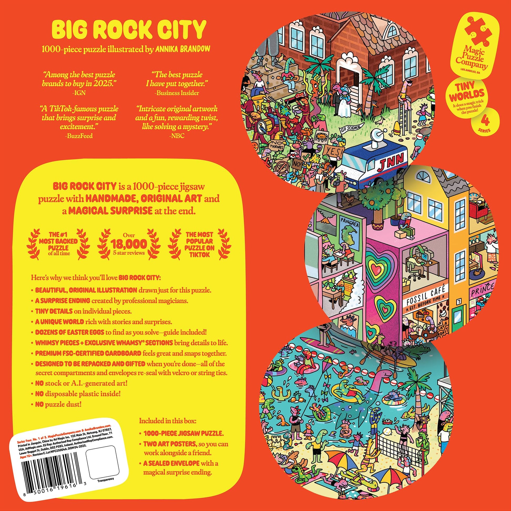 Big Rock City • 1000-Piece Puzzle by The Magic Puzzle Company • Series 4
