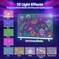 Portable Led Drawing Board for Kids, 16" Doodle Glow LED Note Board with 10 Colors Light & 6 Modes, Light Up Acrylic Dry Erase Magic Board, Doodling