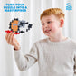 PLUS PLUS Puzzle By Number, Flying Ace - 100 Piece Mini Hashtag Blocks, Puzzles for Adults & Kids - Peanuts Merchandise
