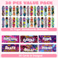 JOYIN 30 Packs Valentine's Day Mini Finger Skateboards with Cards, Classroom Exchange Gift for Kids, Kids Toys Party Favor, Classroom and Holiday