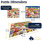 White Mountain 1000 Piece Jigsaw Puzzle Nostalgic Baking, Bake a Cake