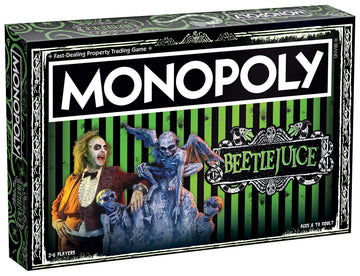 Monopoly Beetlejuice Board Game | Based on The 80’s Fantasy Film Beetlejuice | Officially Licensed Beetlejuice Merchandise | Themed Classic Monopoly