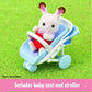 Calico Critters - Family Cruising Car - Family Vehicles - Kids Pretend Play Toy, Miniature Vehicle & Accessories Set, Ages 3+