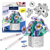 Faber-Castell Pop Up Coloring Bouquet: Pansy - Adult Coloring Crafts, Relaxation Gifts for Women, Crafts for Adults and Teens | Gifts for Mom (Ages