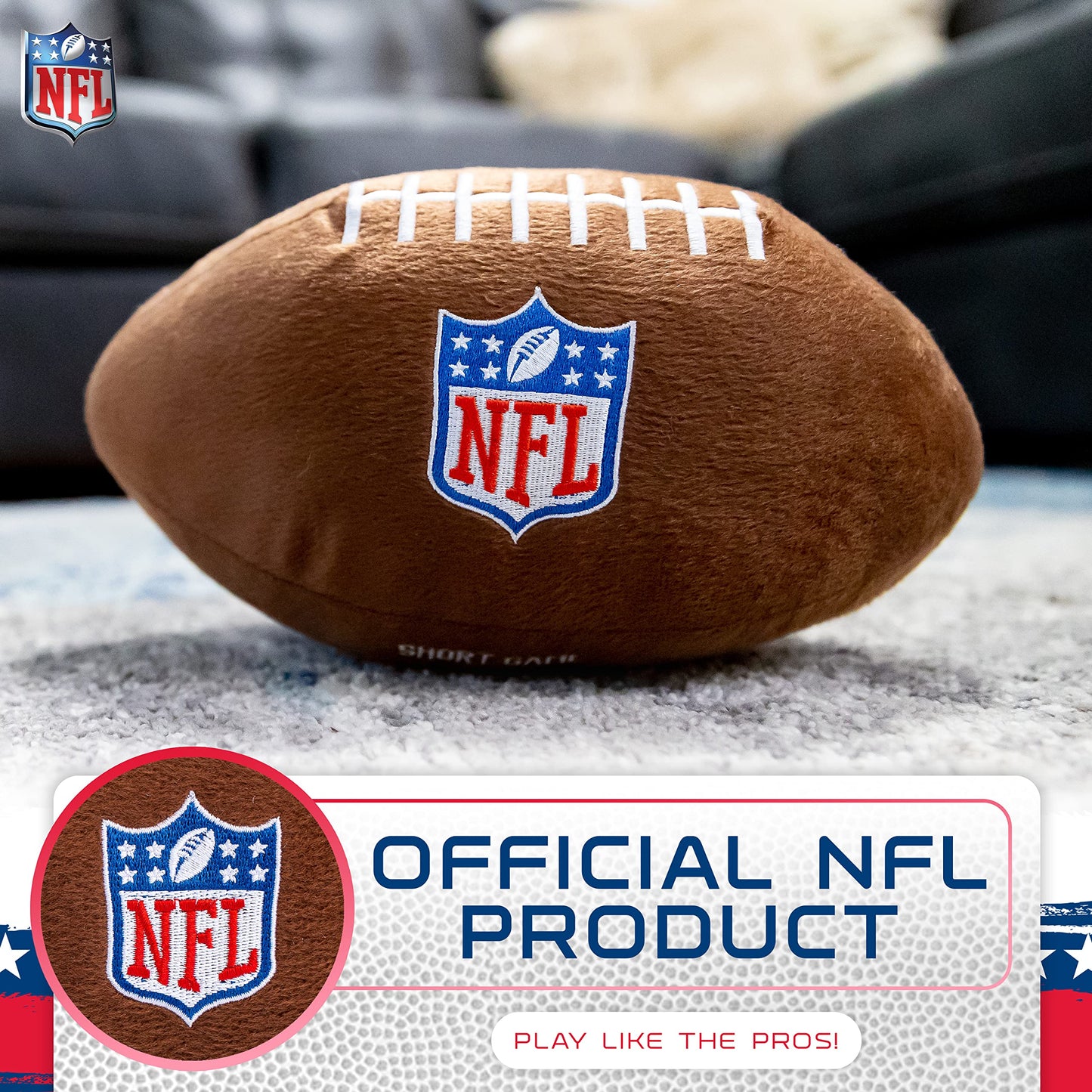 Franklin Sports NFL MyFirst Kids Plush Football - 12"