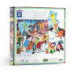 eeBoo 1000 Piece Puzzle - Music in Montreal Jigsaw Puzzle for Adults, Square 23" x 23" Made with Recycled Board & Vegetable-Based Ink