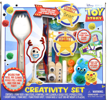 Tara Toys Disney Pixar Toy Story Creativity Set - Art Activity Kit with Stickers, Coloring Sheets, Markers & More - Fun Travel Set for Kids, Party