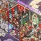 SWIMDOG 20 Sets DIY 3D House Goth Sticker Scene for Adults, Micro Horror Style DIY Scenes Therapy Sticker, Halloween Party Favors Goodie Bags Stuffer