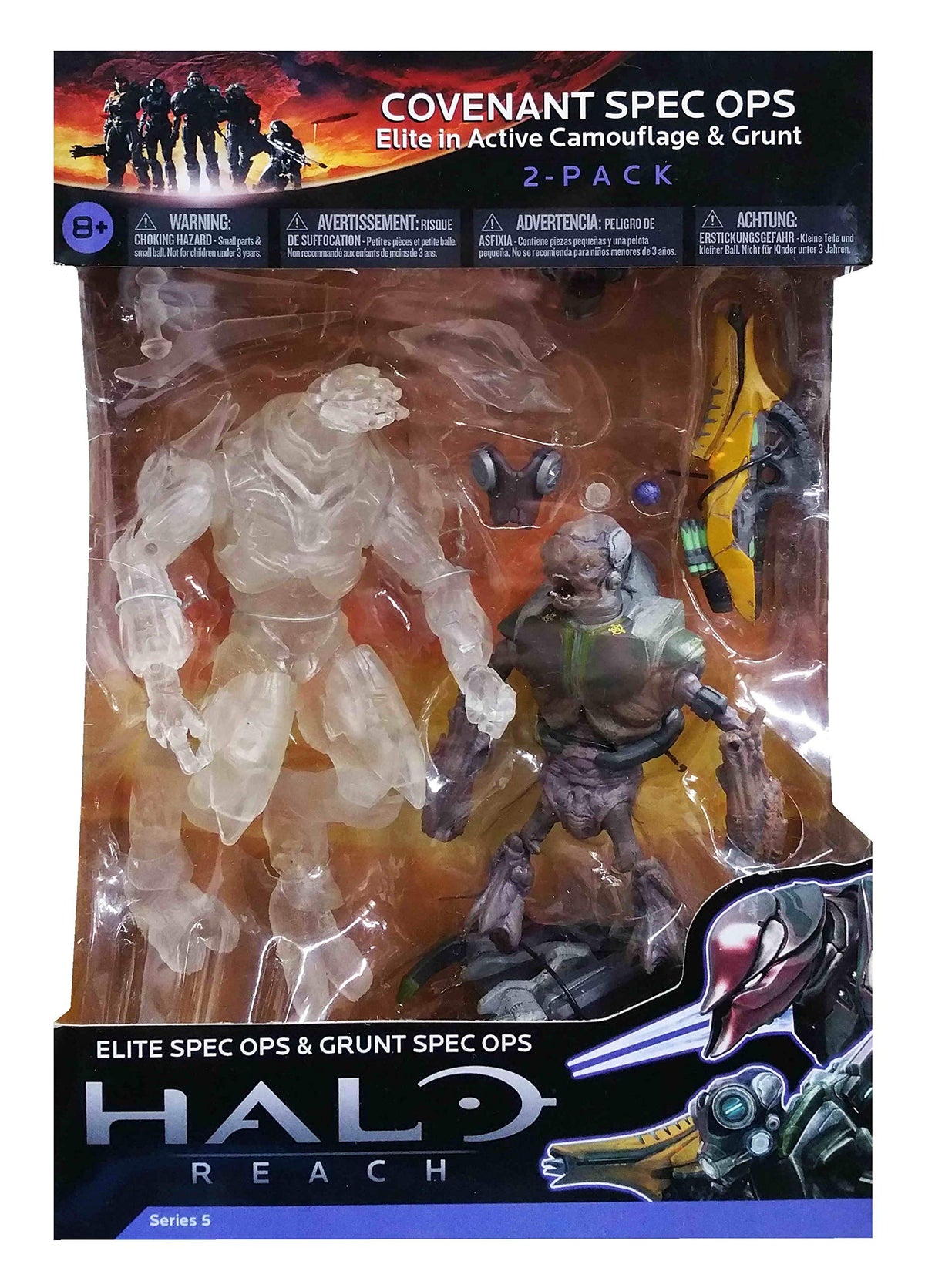 Halo Reach Series 5 6" Scale Covenant Spec Ops 2-Pack AF 2-Pack