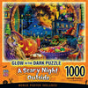 MasterPieces 1000 Piece Halloween Jigsaw Puzzle - A Scary Night Outside - 19.25"x26.75"