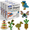 TOSY Magnet Fidget Spinner Mini - 8 Blocks, 3 in 1 Toy: Transformable Fidget Spinner, Infinity Cube, 2x2 Puzzle Cube, Stress Relief, STEM Magnet Tiles