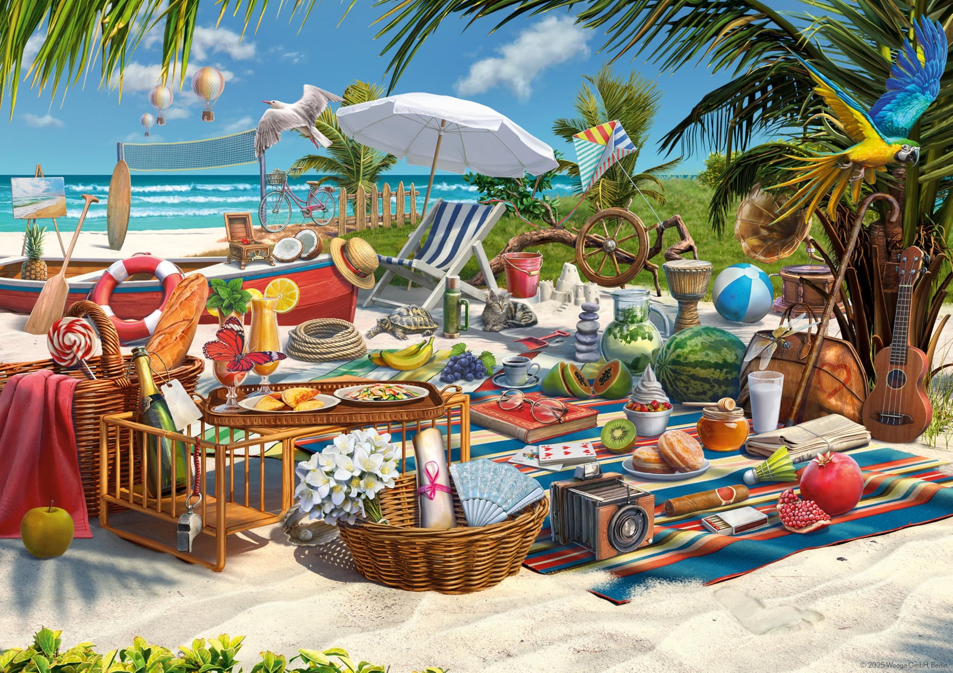 Ceaco - June's Journey Boca Ciega Beach - 500 Piece Puzzle for Adults