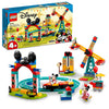 LEGO Disney Mickey and Friends - Mickey, Minnie and Goofy’s Fairground Fun 10778 Building Toy Set for Preschool Kids, Girls, and Boys Ages 4+ (184
