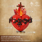 VONADO Jesus Heart Building Set,Sacred Heart Model Compatible with Lego,Bible Themed Christian Decorative Items,Religious Easter Gift for Adults or