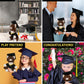 DolliBu Brown Cat Graduation Plush Toy - Soft Huggable Graduation Stuffed Animal Dress Up with Gown and Cap with Tassel Outfit with Personalization