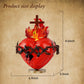 VONADO Jesus Heart Building Set,Sacred Heart Model Compatible with Lego,Bible Themed Christian Decorative Items,Religious Easter Gift for Adults or
