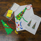 4E's Novelty 24 Pack Christmas Tree Ornament Craft for Kids, 516Pcs Bulk Foam Self Adhesive Individually Wrapped, Christmas Crafts for Kids Ages 4-8